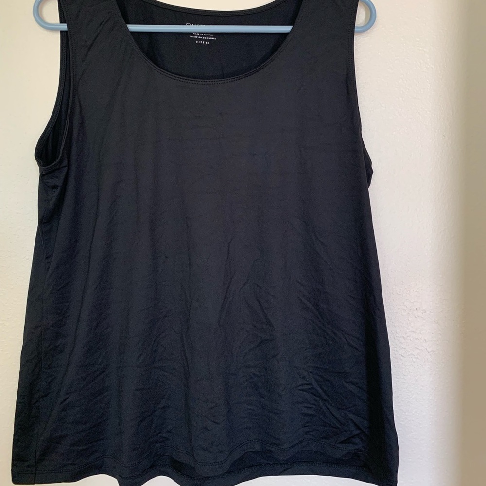 Charter club black tank top
